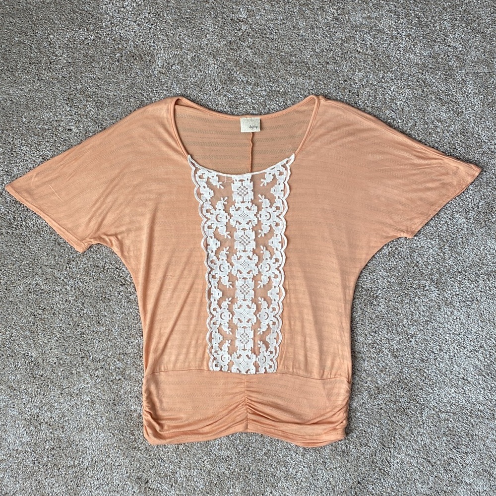 Daytrip by Buckle Dolman Lace Top